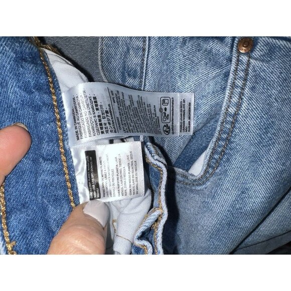 Levi's 501 '90s Jeans Big E W28x32 Mid Rise Straight Leg Button Fly Distress T - Picture 10 of 10